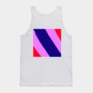 Purple blue pink watercolor art design Tank Top